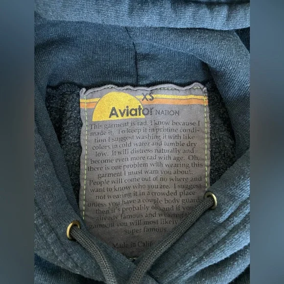 AVIATOR NATION x Palm Tree Music Festival North Shore Oahu Hoodie Unisex XS ๐ - Picture 6 of 13